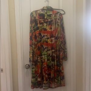 Lane Bryant Print Wrap Dress